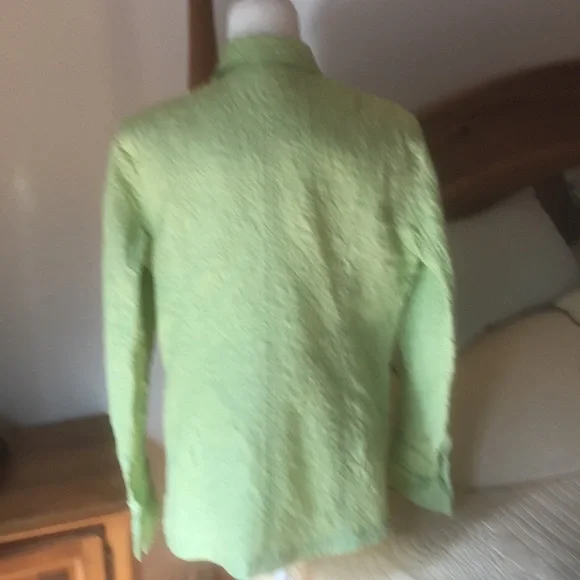 Coldwater Creek Silk Quilted Jacket Size PL Large Petite - Picture 9 of 17